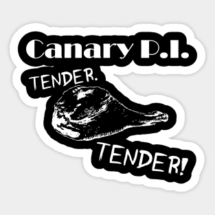 Canary P.I. - Cleanup On Aisle 14 Sticker